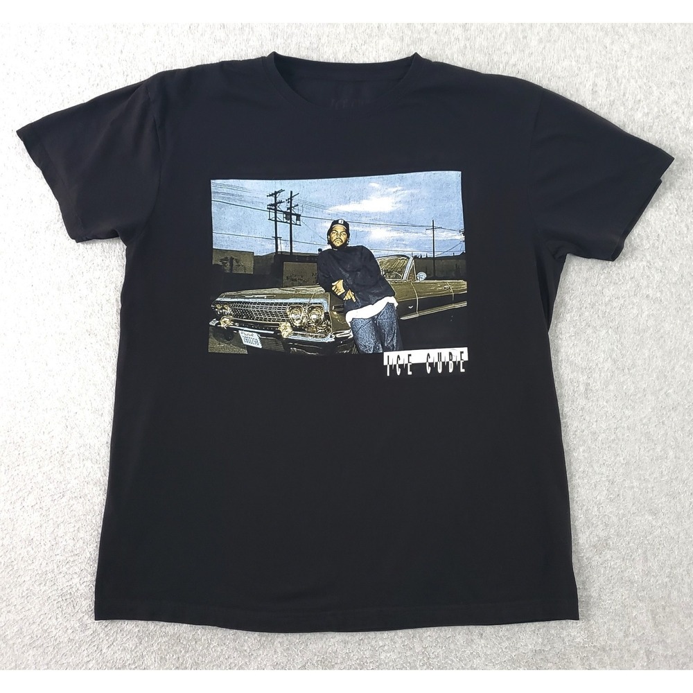 Ice Cube T Shirt Mens Large Black Impala Convertible Graphic Tee Boyz N The Hood